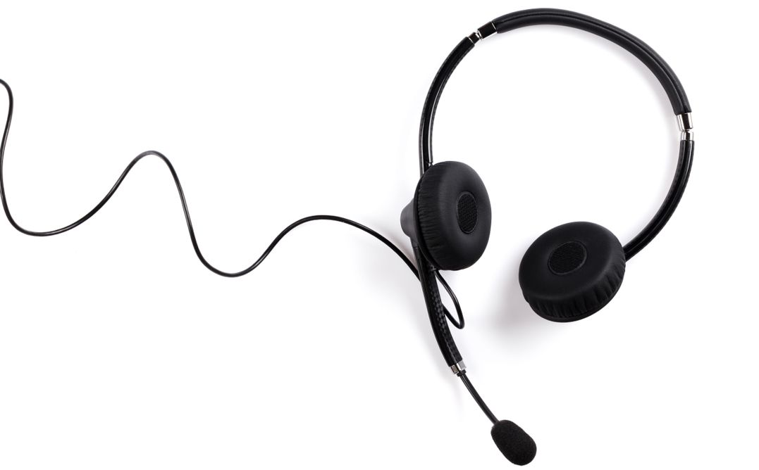 ein kabelgebundenes Headset für das Büro